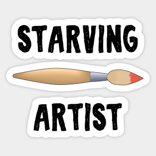 Starving Artist Sticker